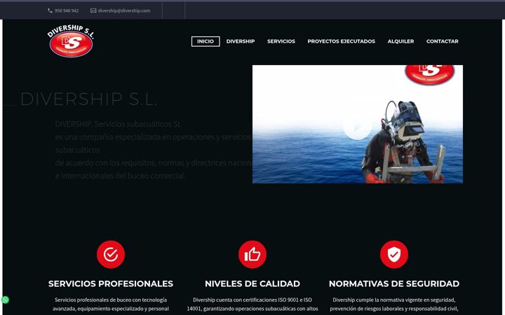 Screenshot of divership.com