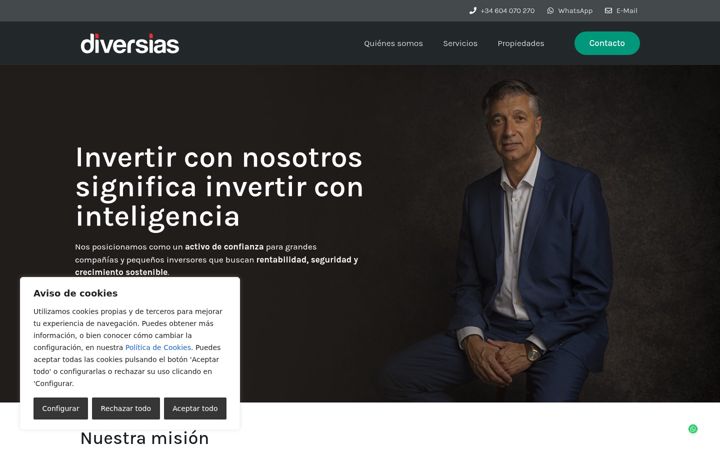 Screenshot of diversias.com