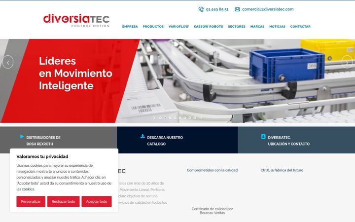 Screenshot of diversiatec.com