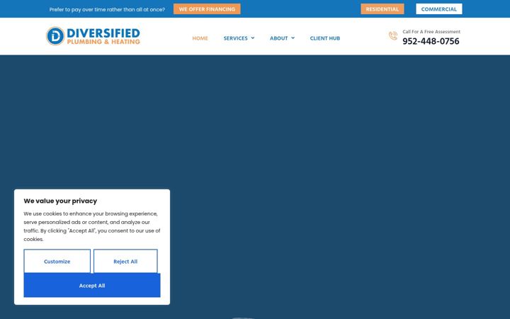 Screenshot of diversifiedph.com