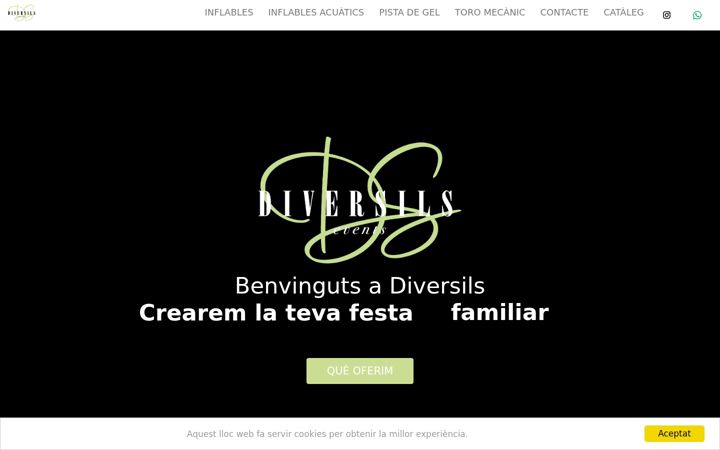 Screenshot of diversils.com