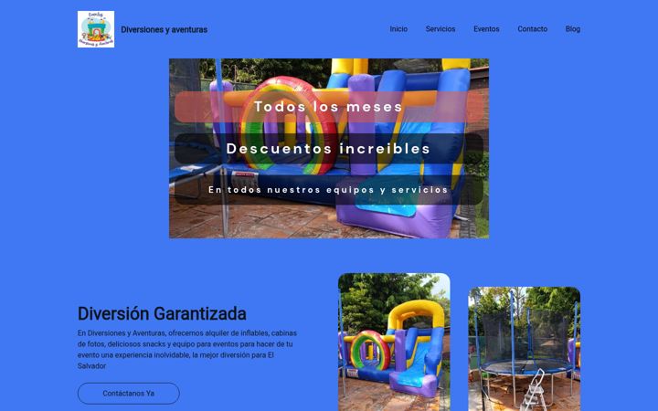 Screenshot of diversionesyaventuras.com