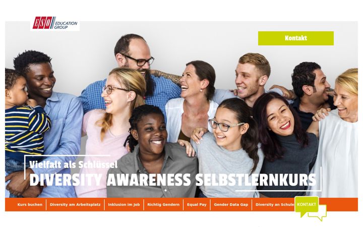 Skärmbild av diversity-awareness.de