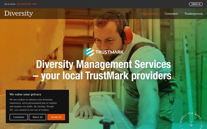 Screenshot di diversitymanagementservices.co.uk