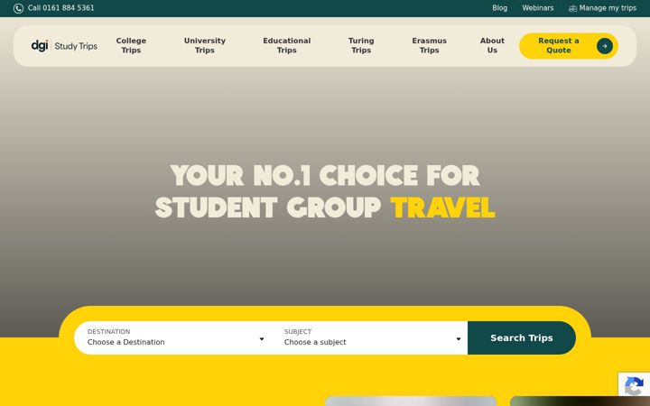 Screenshot di diversitystudytrips.co.uk