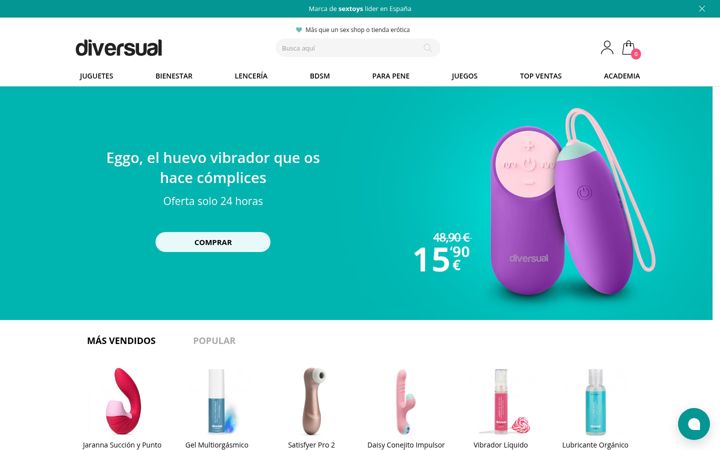 Screenshot of diversual.com