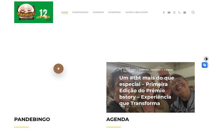 Ekrano kopija divertidosos.com.br