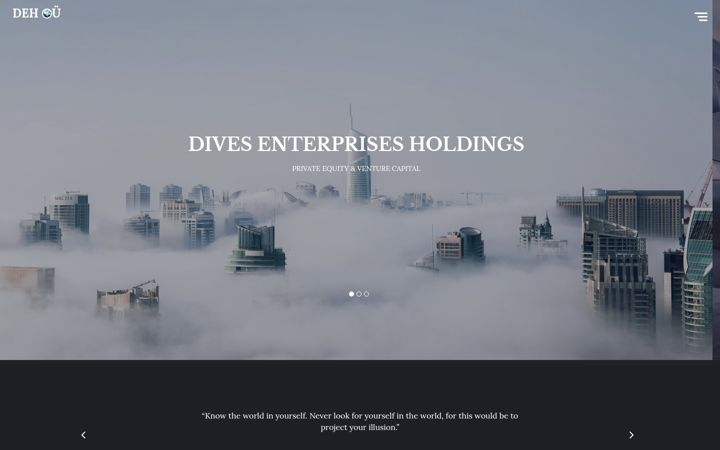 Screenshot of divesenterprises.com