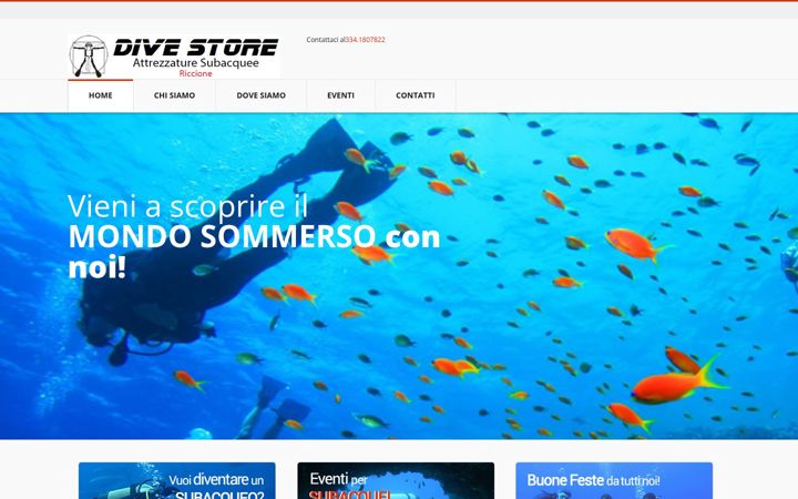 Screenshot of divestore.it