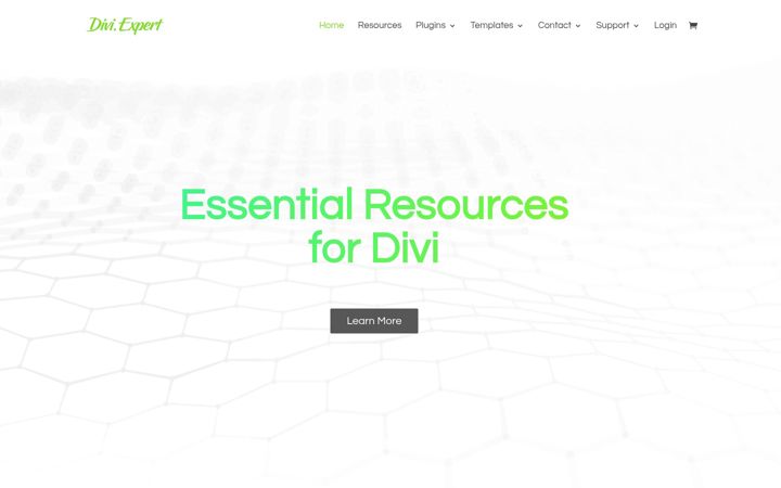 Screenshot of divi.expert