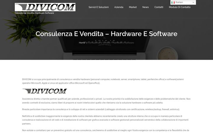 Screenshot of divicom.it