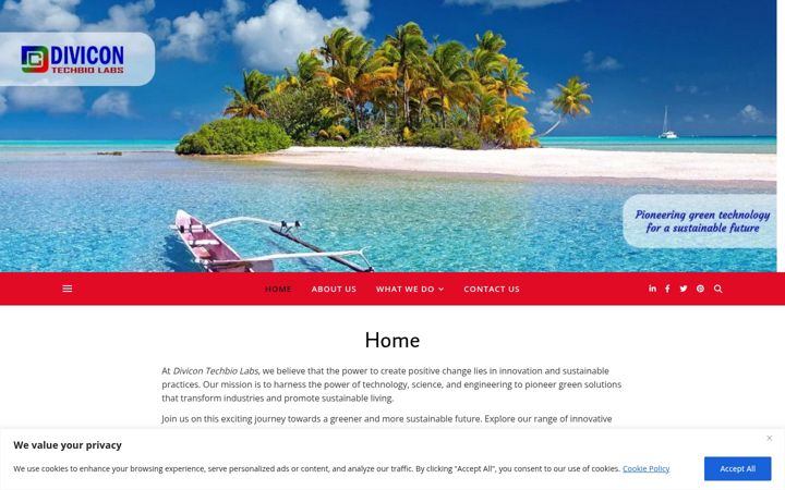 Screenshot of diviconlabs.com