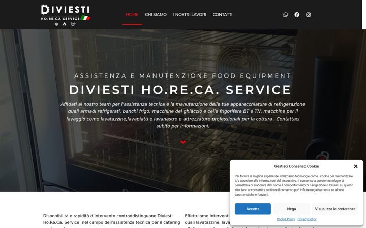Screenshot ta' diviestihorecaservice.it