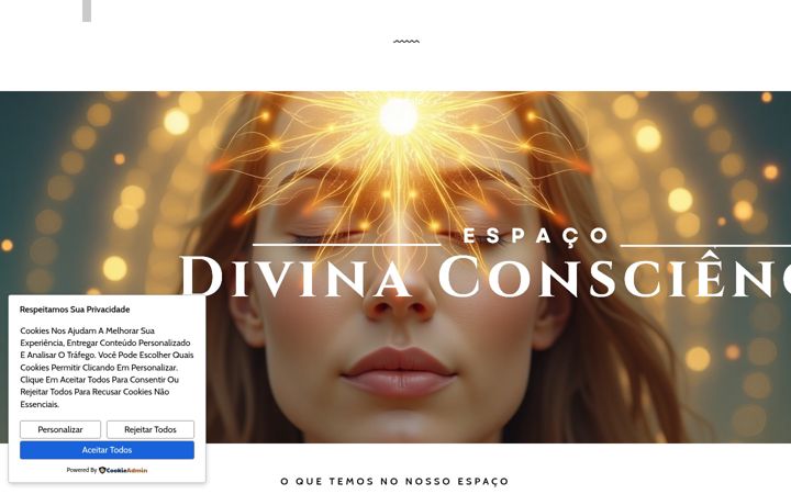 Ekrano kopija divinaconsciencia.com.br
