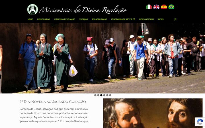 Ekrano kopija divinarevelacao.org