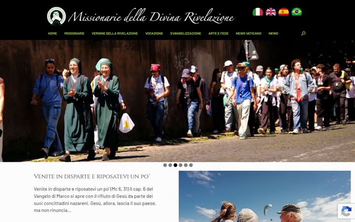 Screenshot of divinarivelazione.org