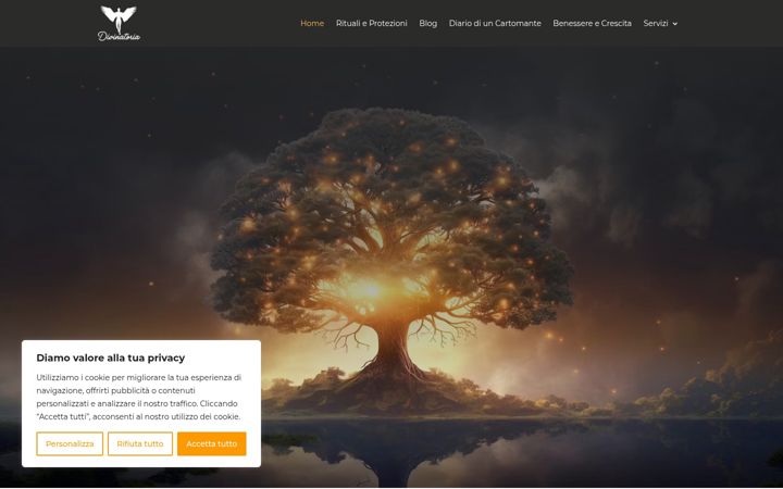 Screenshot of divinatoria.it
