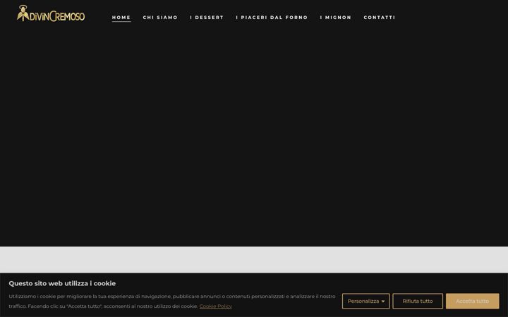 Screenshot ta' divincremoso.it