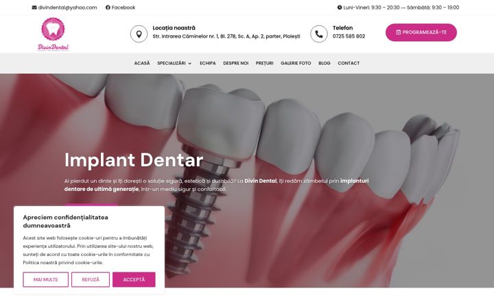 Ekrano kopija divindental.ro