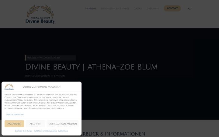 Screenshot of divinebeauty.de