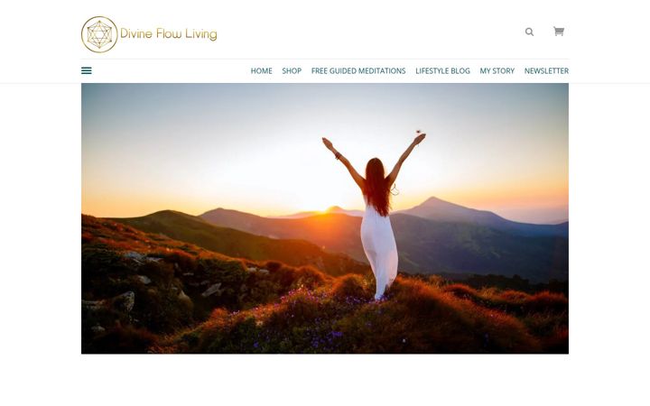 Screenshot of divineflowliving.com