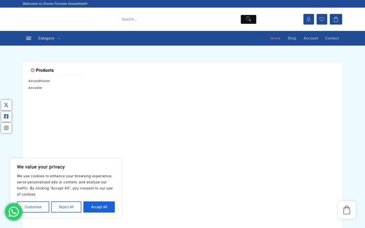 Screenshot of divinefortune.com