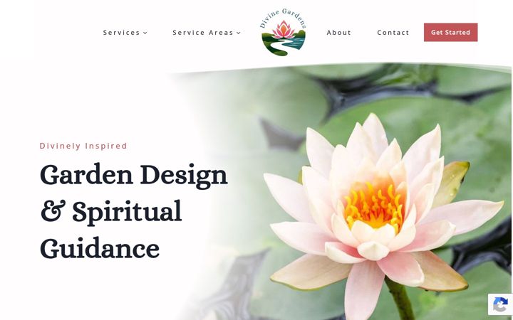 Screenshot of divinegardensco.com