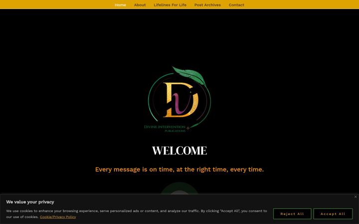 Screenshot of divineinpub.com