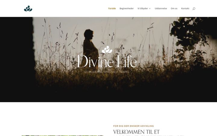 Captura de pantalla de divinelife.dk