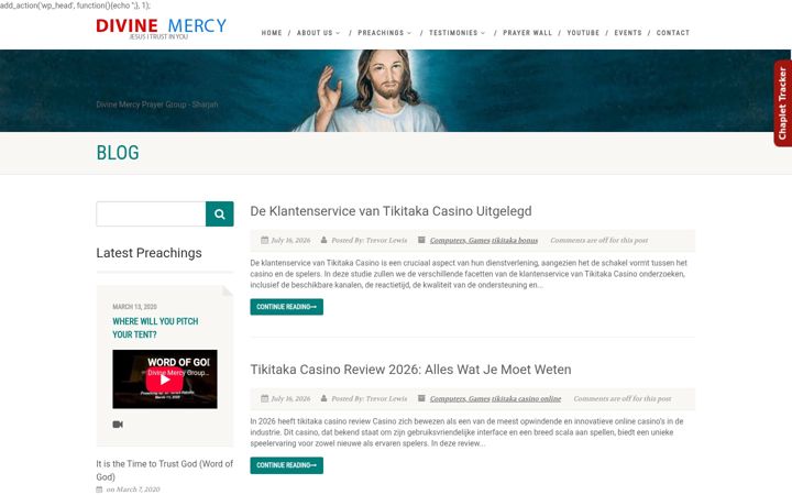 Screenshot of divinemercysharjah.org
