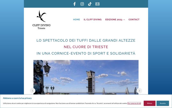 Screenshot of divingtrieste.it
