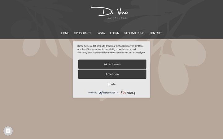 Screenshot of divino-solingen.de