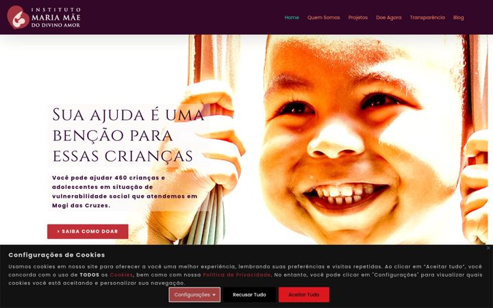 Képernyőkép: divinoamor.org.br