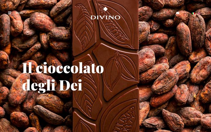 Skærmbillede af divinocioccolato.it