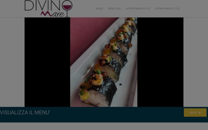 Screenshot of divinomare.it