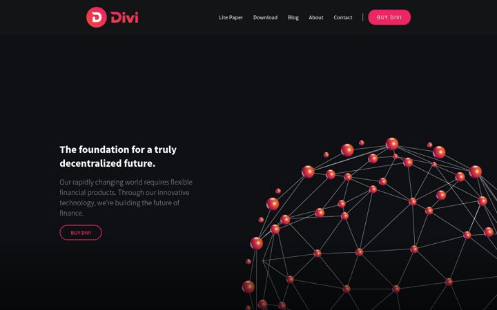 Screenshot of diviproject.org