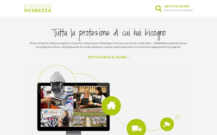 Screenshot of divisione-sicurezza.it