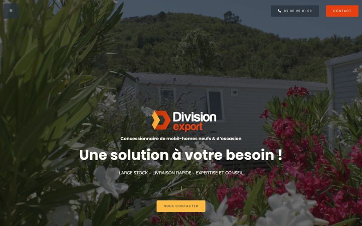 Posnetek zaslona divisionexport.fr