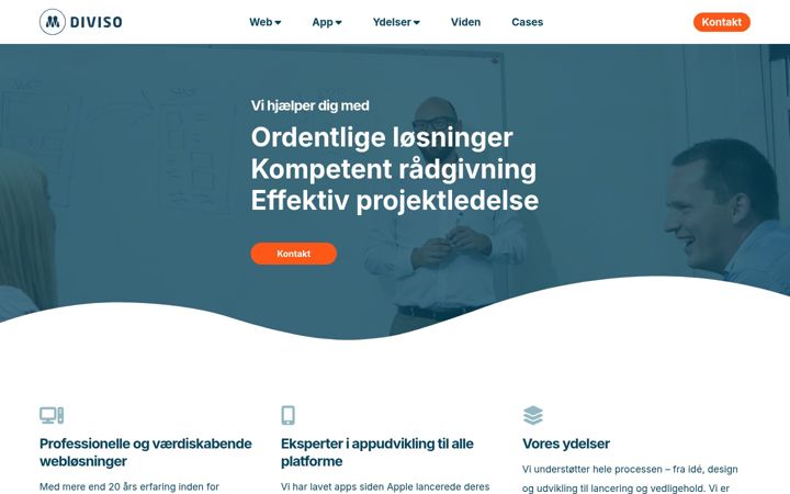 Captura de pantalla de diviso.dk