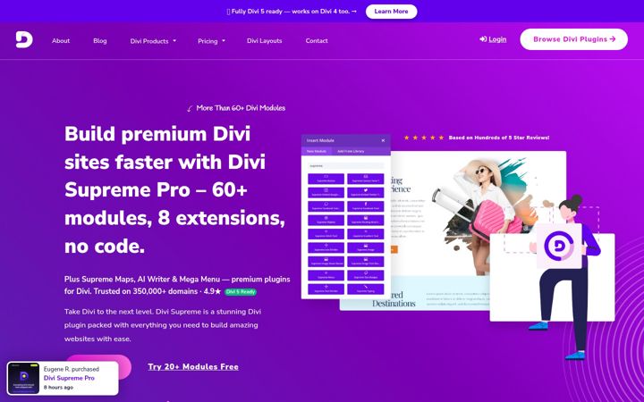 Screenshot of divisupreme.com