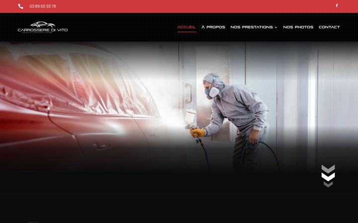 Posnetek zaslona divito-carrosserie.fr