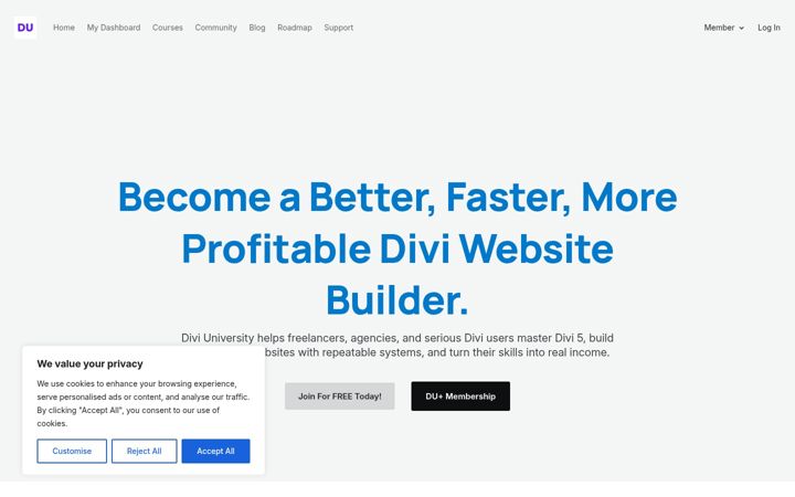 Screenshot of diviuniversity.com