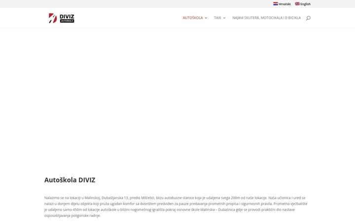Screenshot of diviz.hr