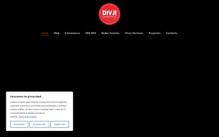 Snímek obrazovky divjimarketing.es