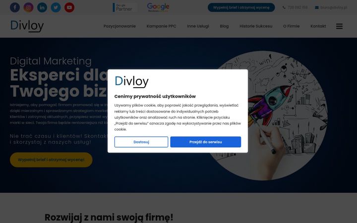 Screenshot of divloy.pl