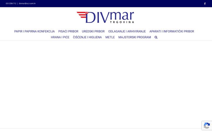 Screenshot of divmar-trgovina.hr
