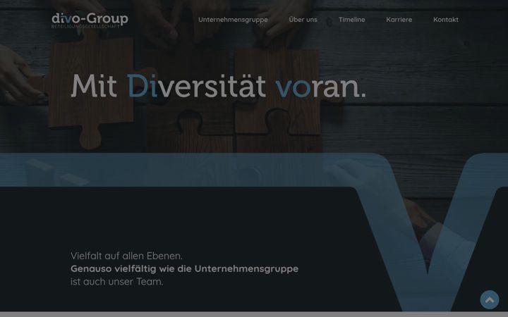 Screenshot of divo-group.de