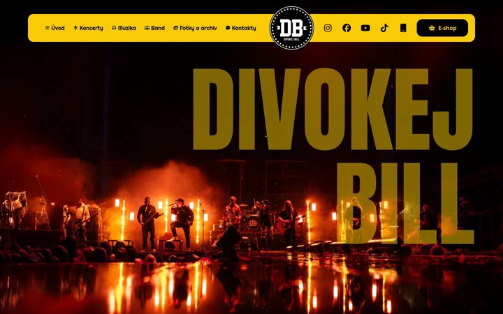 Snímek obrazovky divokejbill.cz