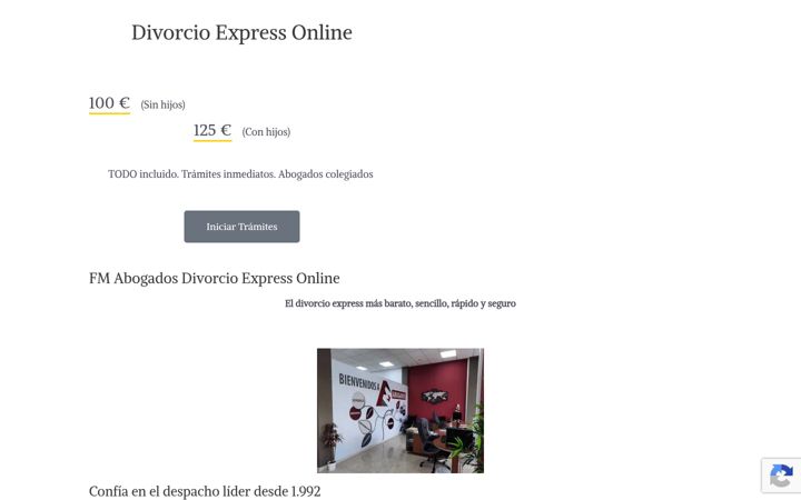 Screenshot of divorcioexpress.pro