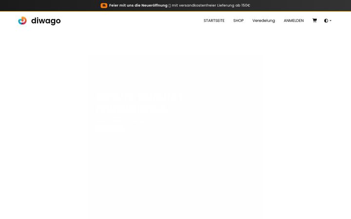 Screenshot of diwago.com